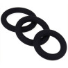  Set de 3 cockrings en silicone